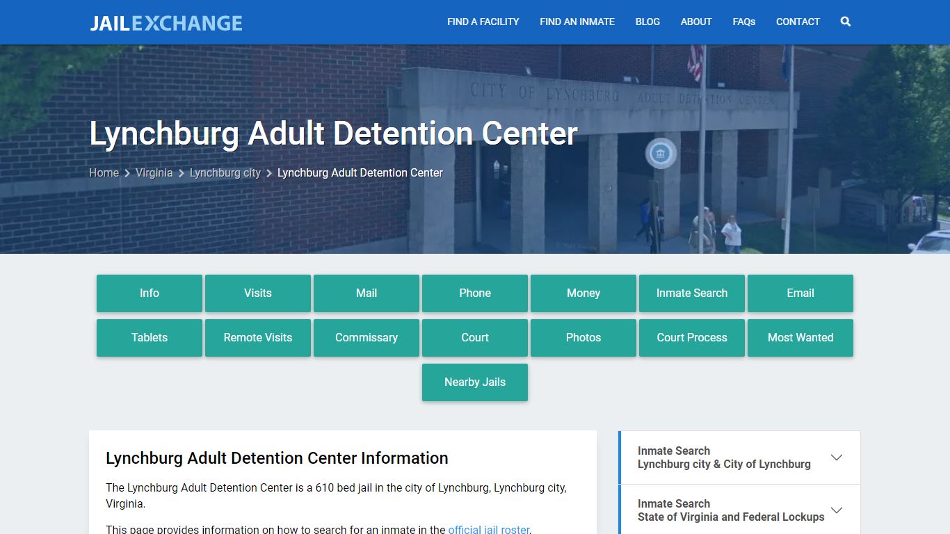 Lynchburg Adult Detention Center - Jail Exchange